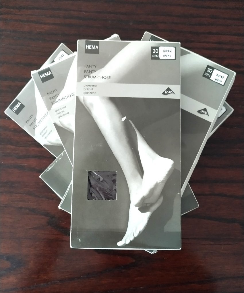 Fijne Hema Glans Panty, 30 Denier, Donker Bruin, Maat 40-42, Bruin, Nieuw, Maat 40/42 (M), Ophalen of Verzenden