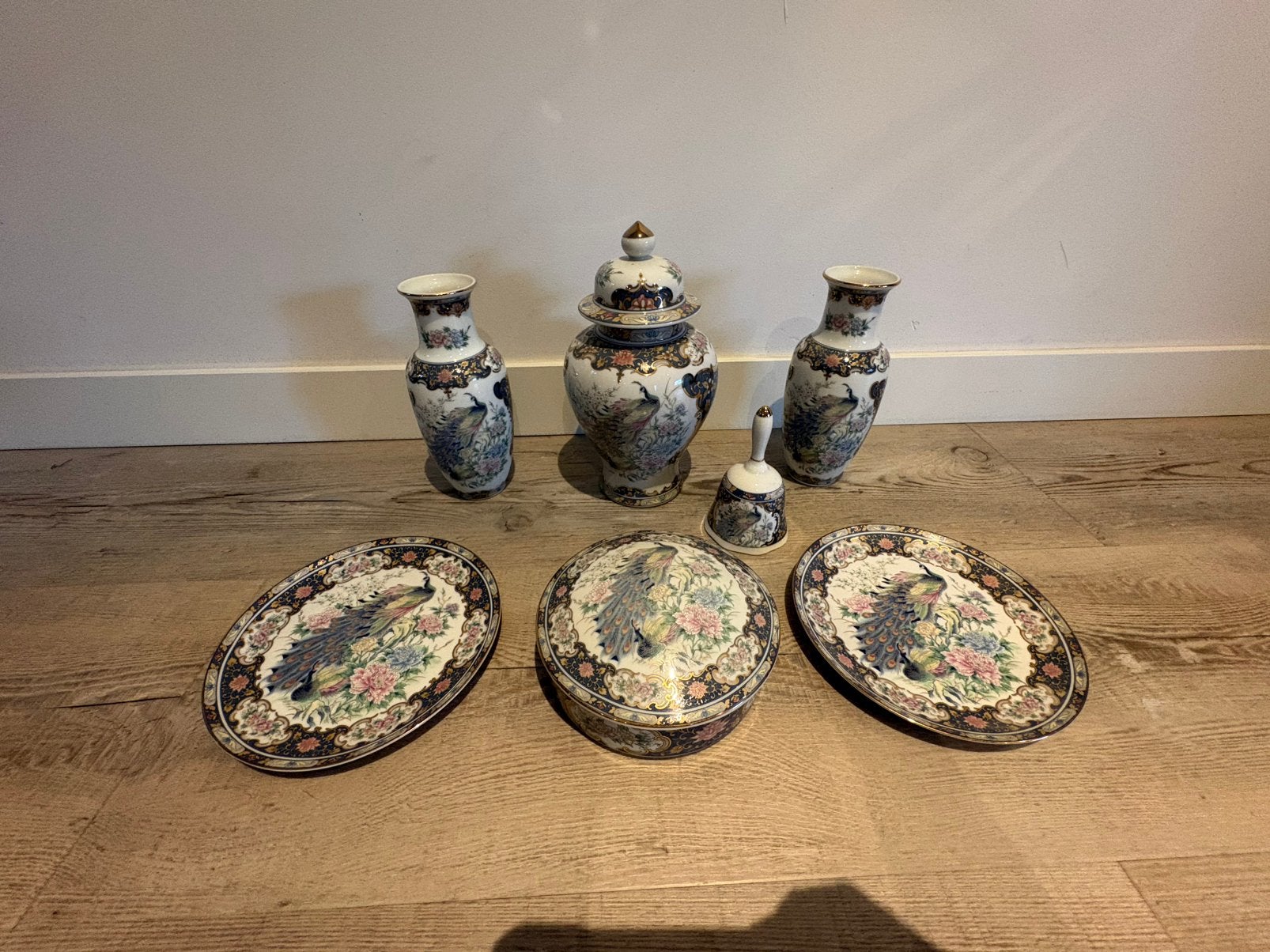 7-delige Vintage Porseleinen Set van Vaga – 100% GaaF, Ophalen of Verzenden