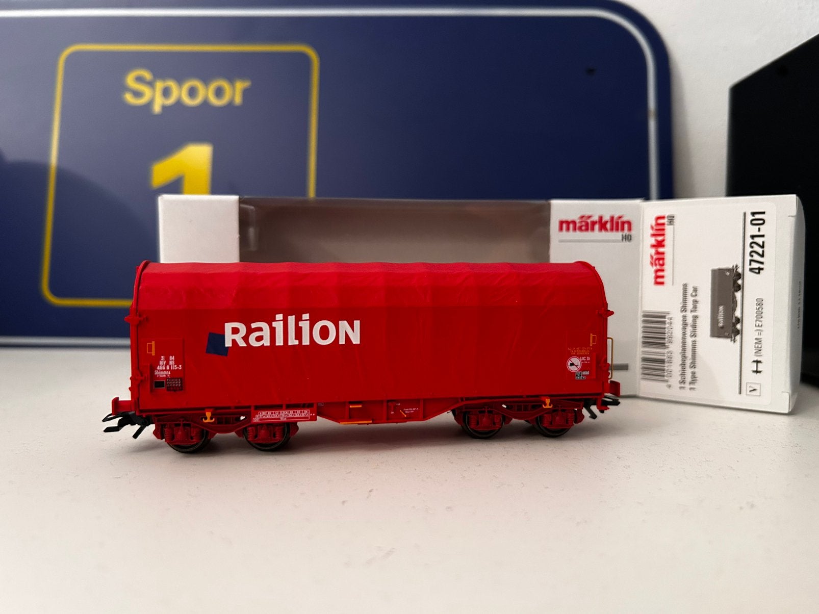Marklin 47221 Staalwagons uit set -1 en -2, Gelijkstroom of Wisselstroom, Wagon, Ophalen of Verzenden, Märklin