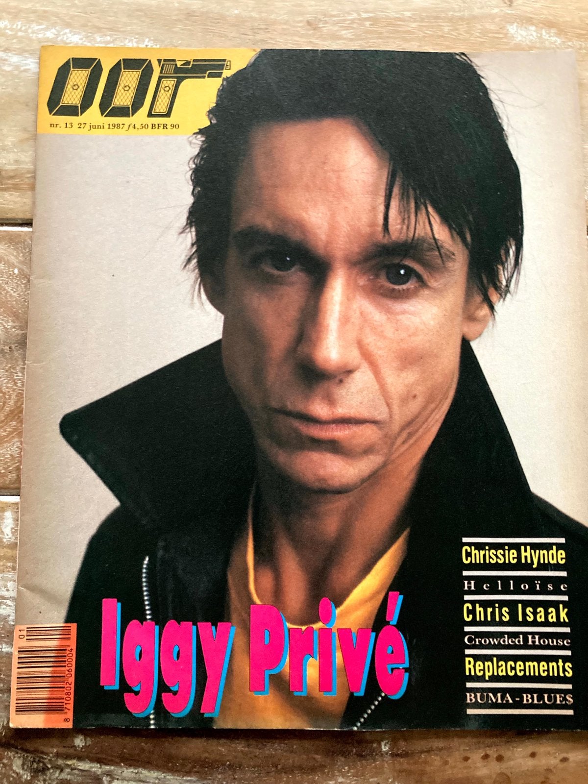 OOR magazine 1987 HELLOISE Pretenders IGGY POP Crowded House, Boeken, Ophalen of Verzenden, Zo goed als nieuw, Muziek, Film of Tv
