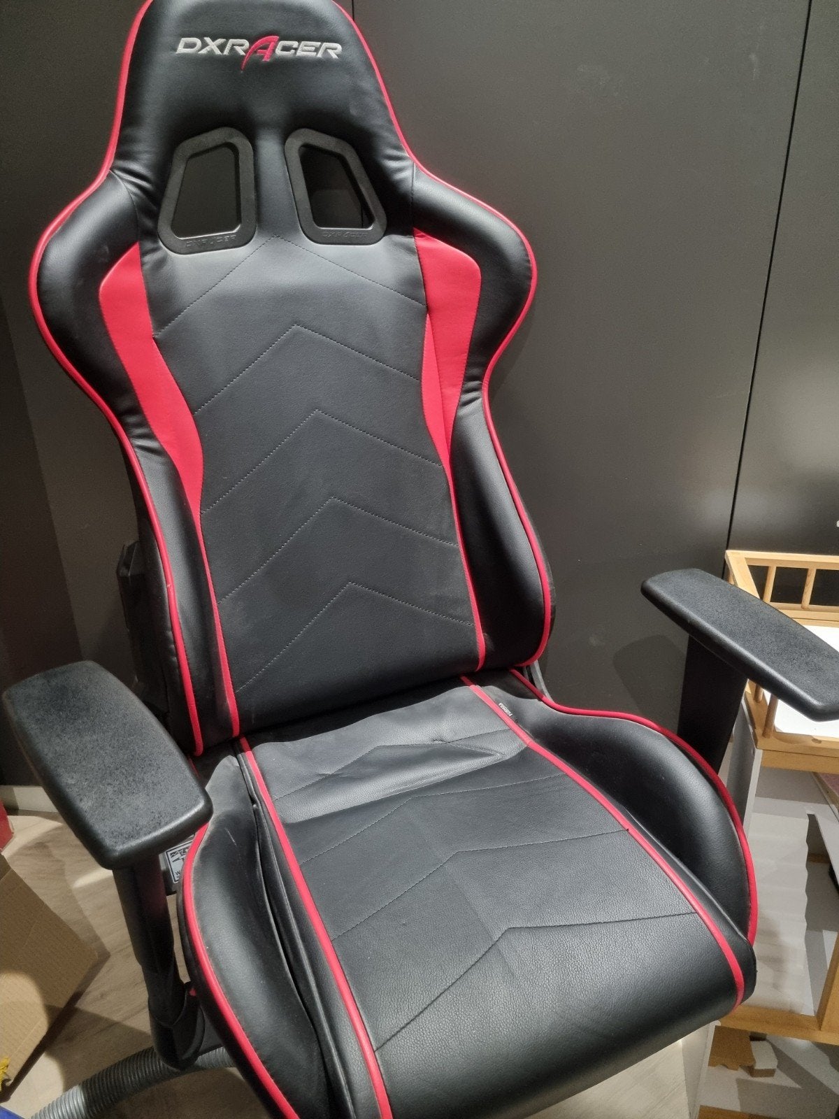 DXRacer bureaustoel gamingstoel, Ophalen, Zwart, Zo goed als nieuw, Gaming bureaustoel