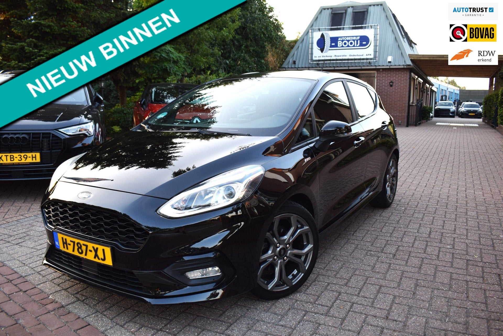 Ford Fiesta 1.0 EcoBoost Titanium ST-LINE AIRCO-ECC/NAVI/CRU, Auto's, Ford, Voorwielaandrijving, Stof, Gebruikt, 1064 kg