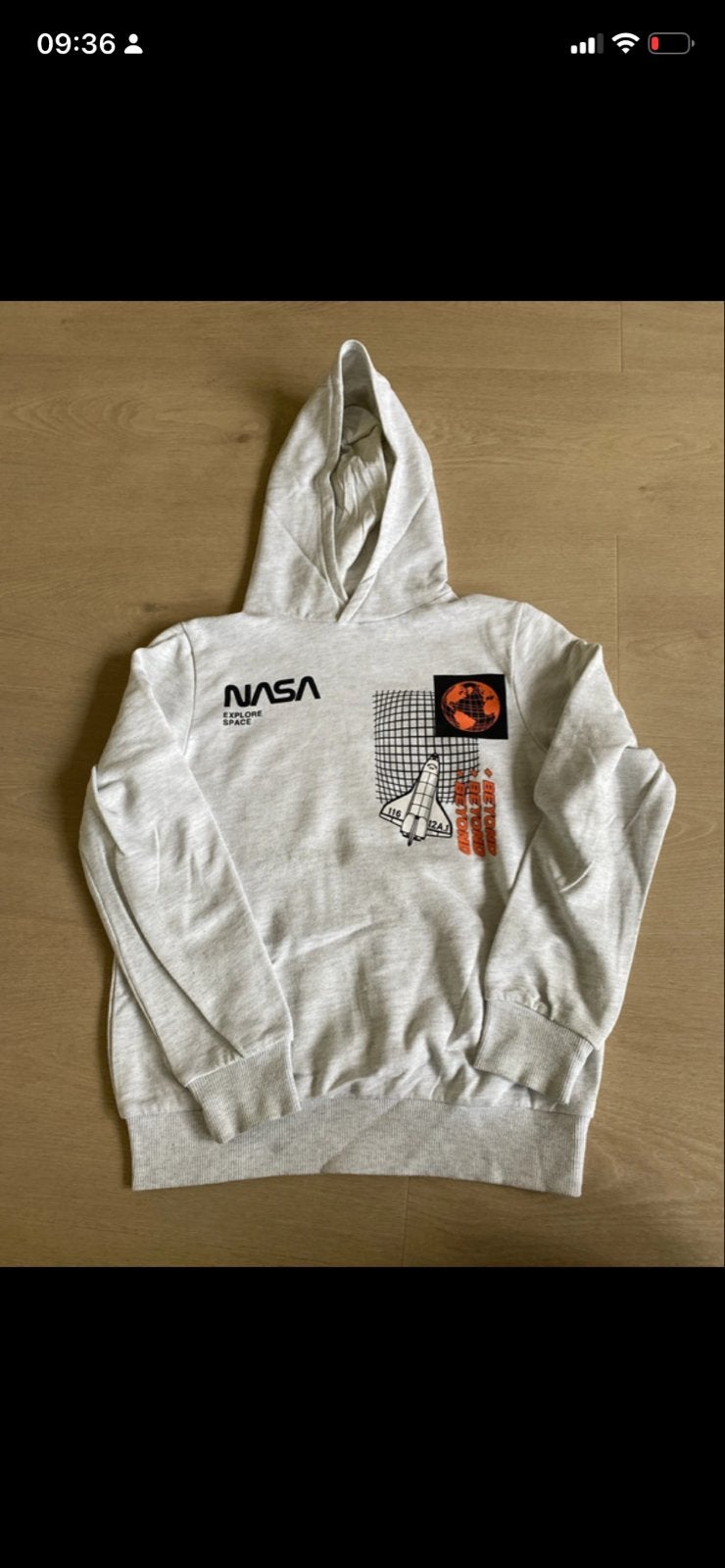 NASA Space Hoodie Maat 146/152 - Zo goed als nieuw, Ophalen of Verzenden, Zo goed als nieuw, Jongen, Trui of Vest