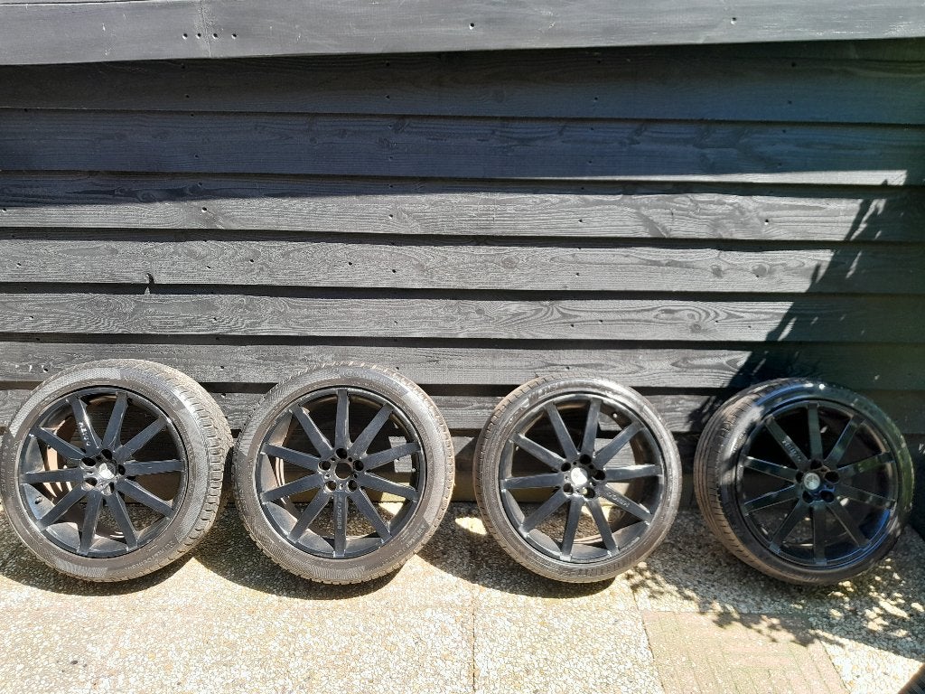 HEICO - 18 Inch - LM VELGENSET - 5x108 + Banden - VOLVO, Auto-onderdelen, Banden en Velgen, Banden en Velgen, Zomerbanden, 18 inch