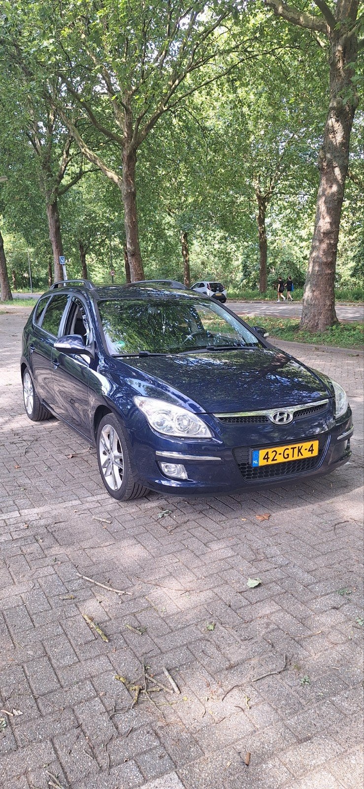Hyundai i30 1.6 I Cvvt Crosswagon 2008 Blauw, Auto's, Hyundai, Voorwielaandrijving, 4 cilinders, Blauw, Handgeschakeld