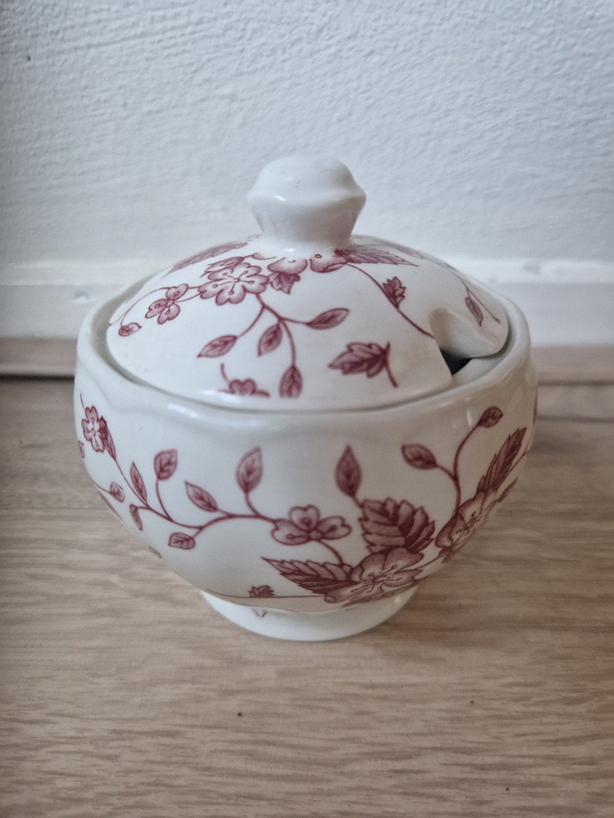 Royal Tudor Grindley Suikerpot bloemmotief, Ophalen of Verzenden