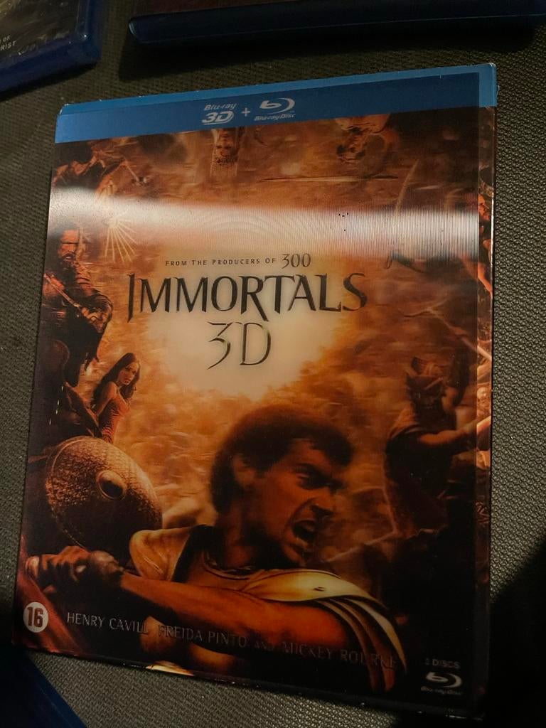 Immortals 3D Blu-ray - Actie/Avontuur met Henry Cavill, Ophalen of Verzenden, Zo goed als nieuw