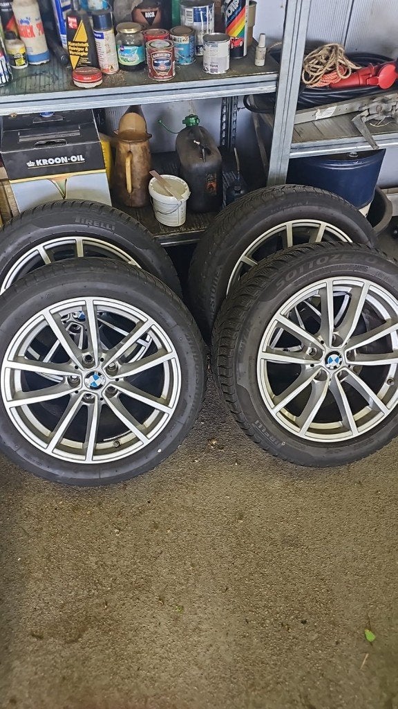 17" BMW 778 velgen g20 g21 origineel met winterbanden, Auto-onderdelen, Ophalen, Gebruikt, Velg(en), 17 inch