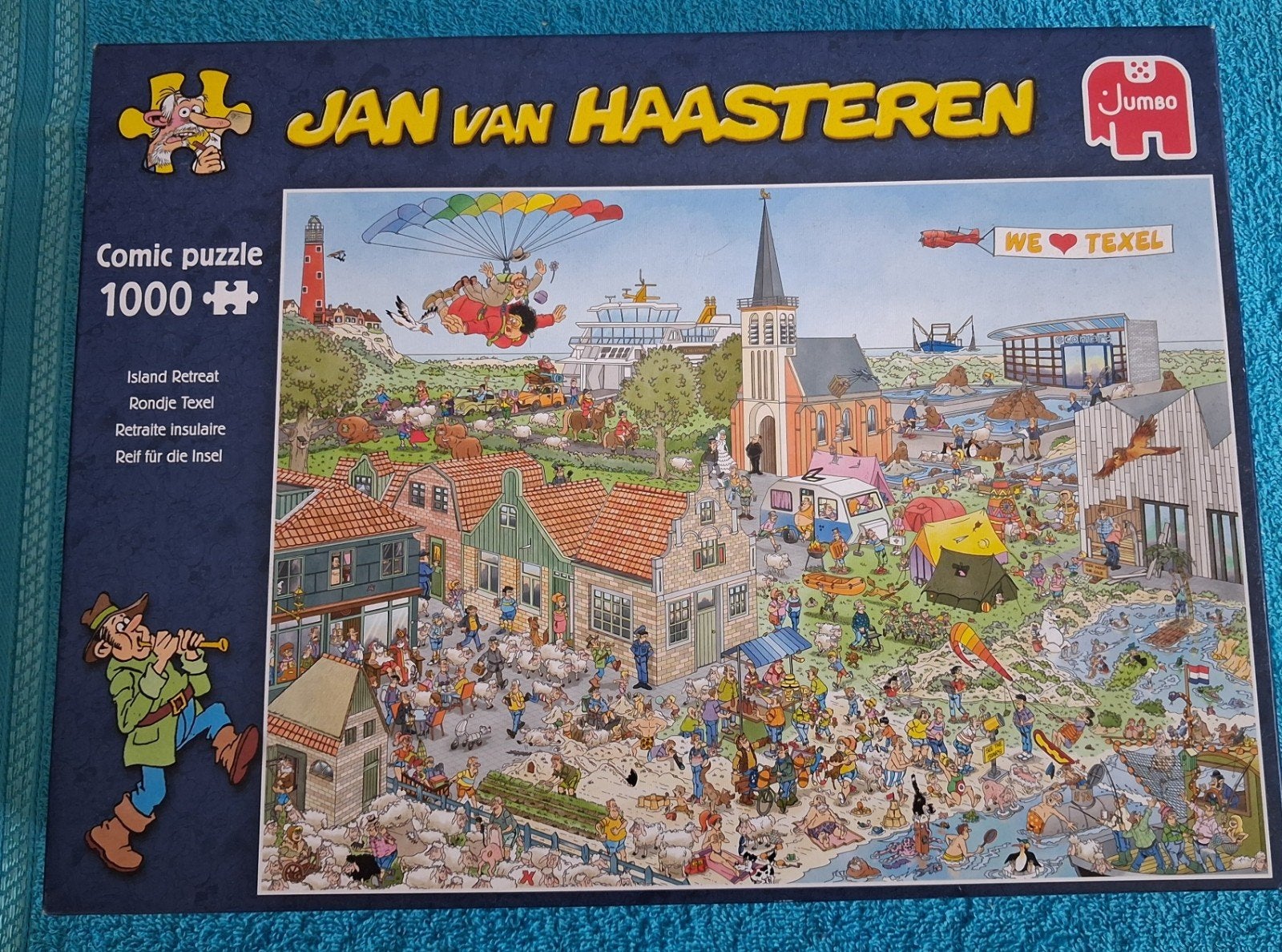 jan van haasteren puzzel, Ophalen, 500 t/m 1500 stukjes, Zo goed als nieuw, Legpuzzel