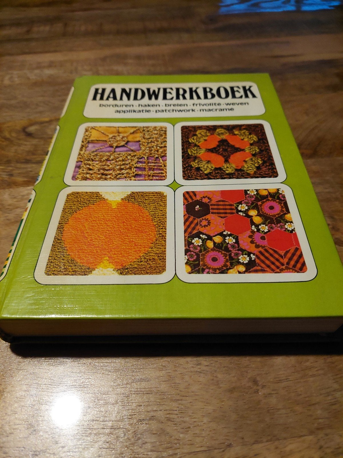 Handwerkboek: Borduren, Haken, Breien, Frivolite, Weven, Boeken, Ophalen of Verzenden, Gelezen, Borduren en Naaien, Onbekend