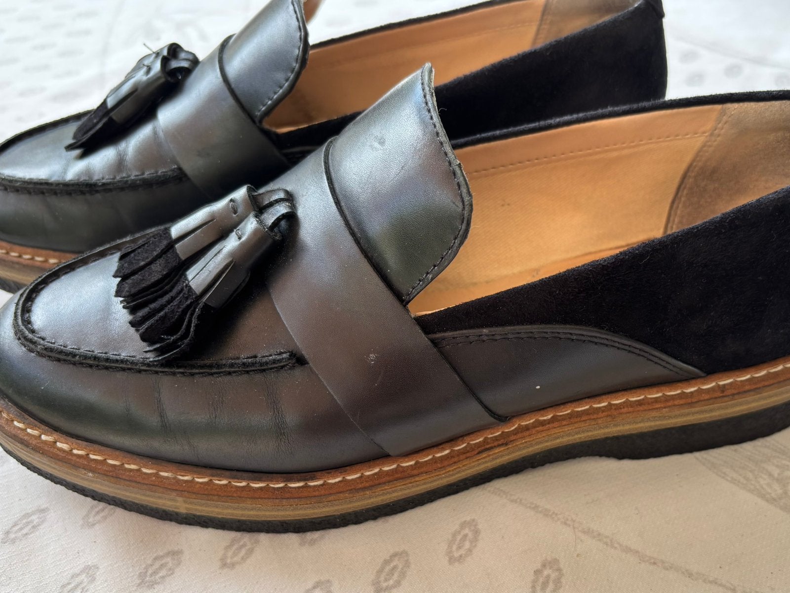 Clarks Damesloafer maat 40 zwart, Ophalen, Zo goed als nieuw, Instappers, Zwart