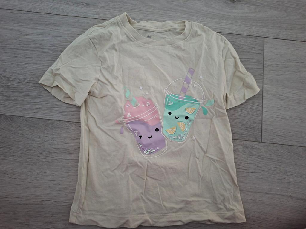 Leuk shirtje van H&M, maat 122/128, Kinderen en Baby's, Kinderkleding | Maat 122, H&M, Zo goed als nieuw, Shirt of Longsleeve