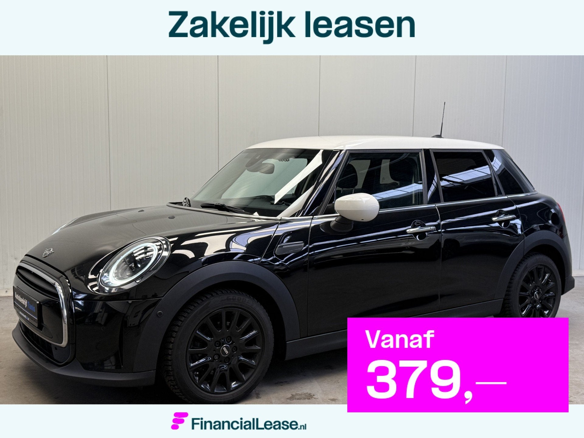 MINI Cooper Mini 1.5 136pk Maximise NAVIGATIE-SPORT INT.-CAM, 12 maanden, 136 pk, Gebruikt, Leder en Stof