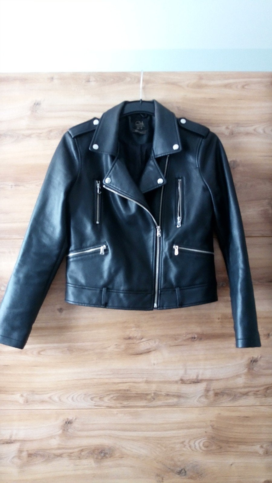 3 damesjasjes kunstleer maat S/M, Ophalen of Verzenden, Zo goed als nieuw, Maat 38/40 (M), Blauw