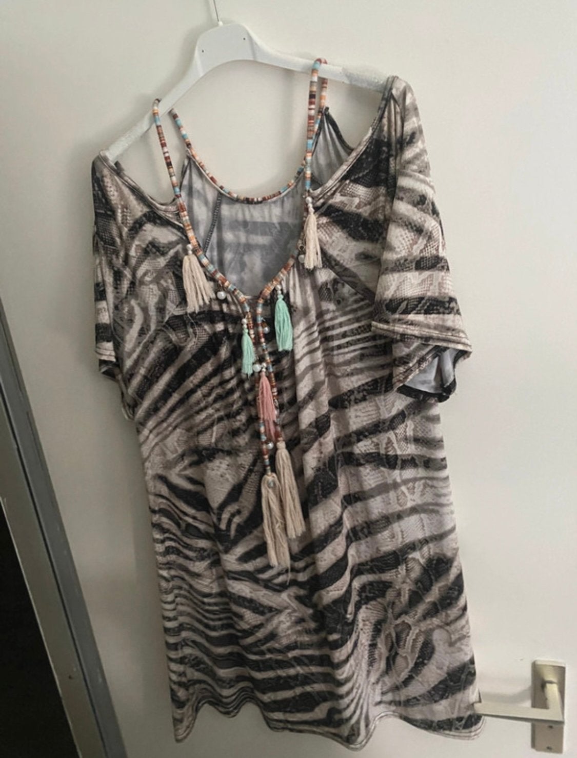 Jurkje/Tuniek, Kleding | Dames, Jurken, Zwart, Maat 42/44 (L), Nieuw, Ophalen of Verzenden
