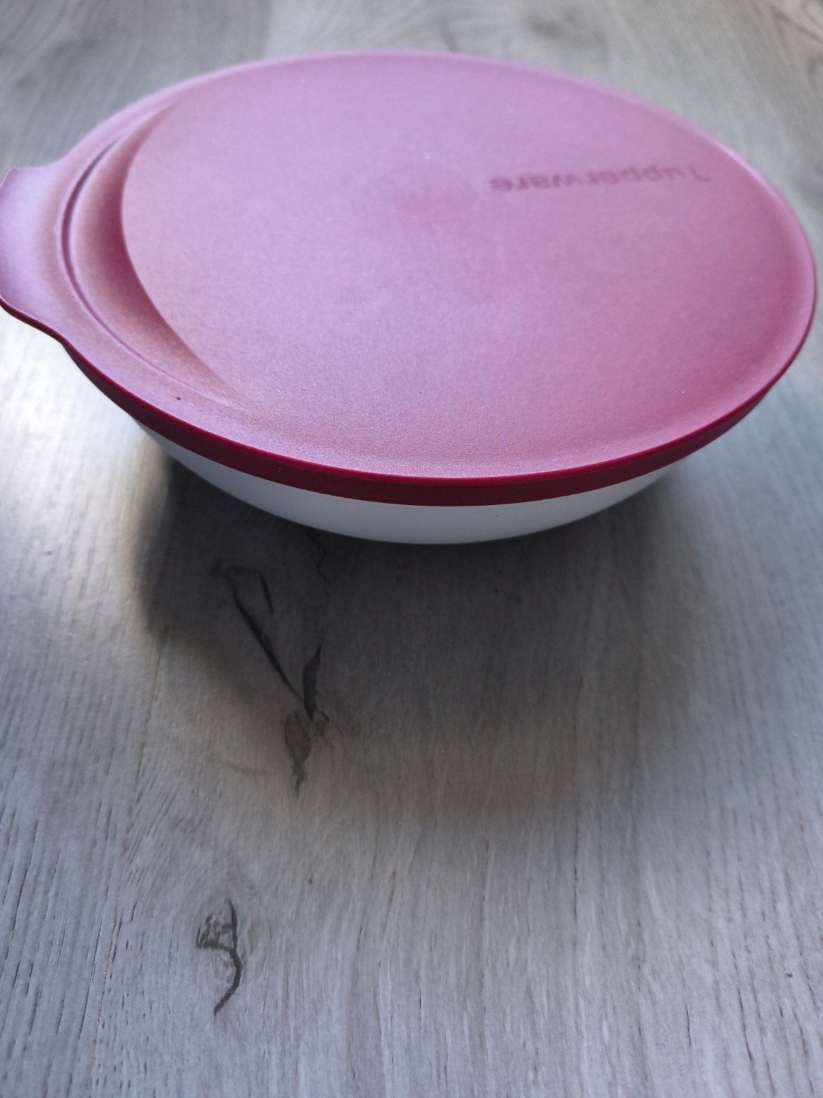 Tupperware Allegra Schaal 740ml - Elegant en Veelzijdig, Huis en Inrichting, Schaal, Ophalen of Verzenden, Rood, Met deksel
