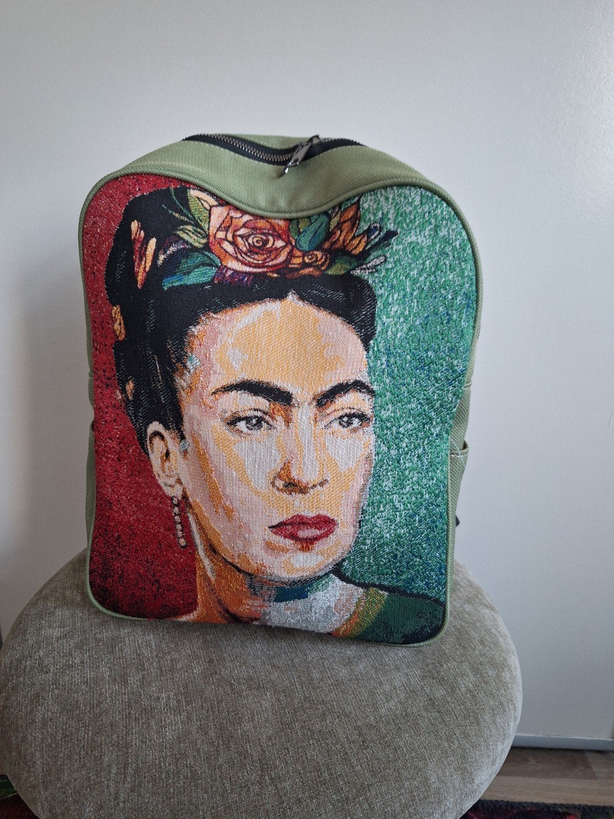 Mooi rugtas van Frida Kahlo, Antiek en Kunst, Ophalen of Verzenden