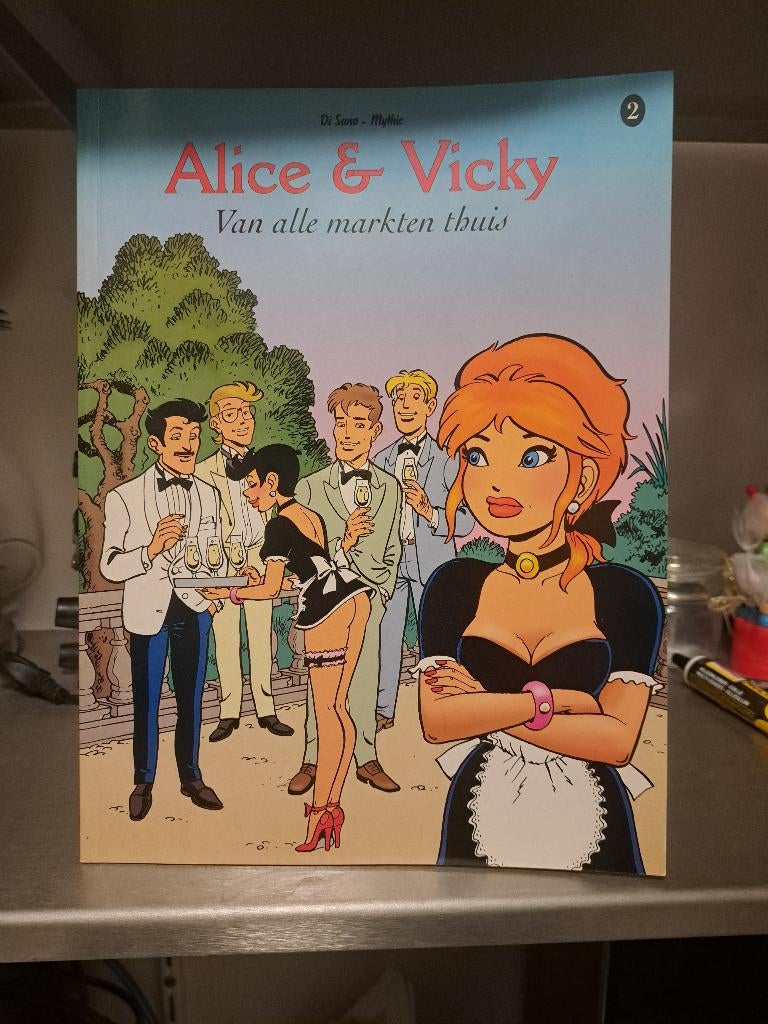 Alice & Vicky-van alle markten thuis (Z237-156), Boeken, Stripboeken, Eén stripboek, Ophalen of Verzenden, Zo goed als nieuw
