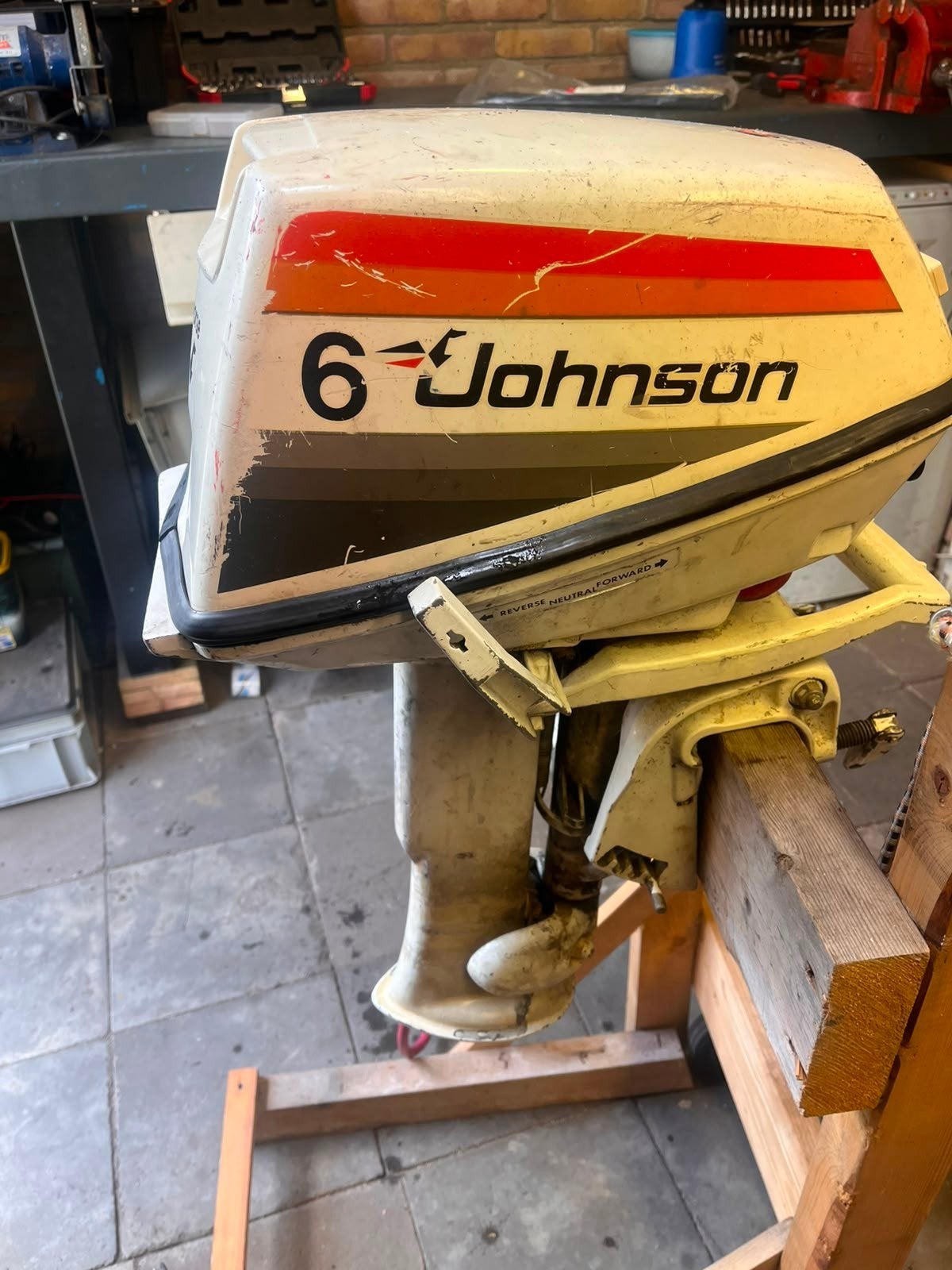 Johnson 6 PK buitenboordmotor - onderdelen, Watersport en Boten, Ophalen of Verzenden, Gebruikt, Motor en Techniek, Motorboot