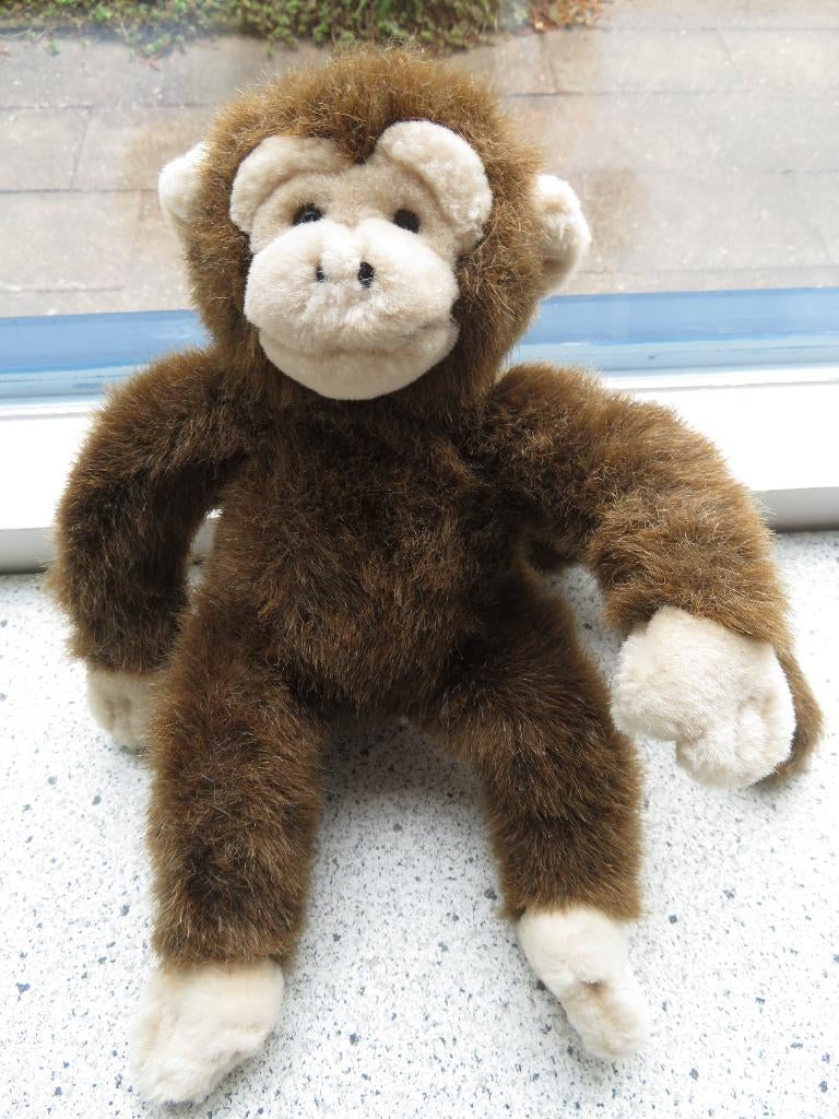 Pluche aap Chimpansee van Badge Promotions, Wasbaar, Ophalen of Verzenden, Zo goed als nieuw, Middelgroot (20 tot 80 cm)