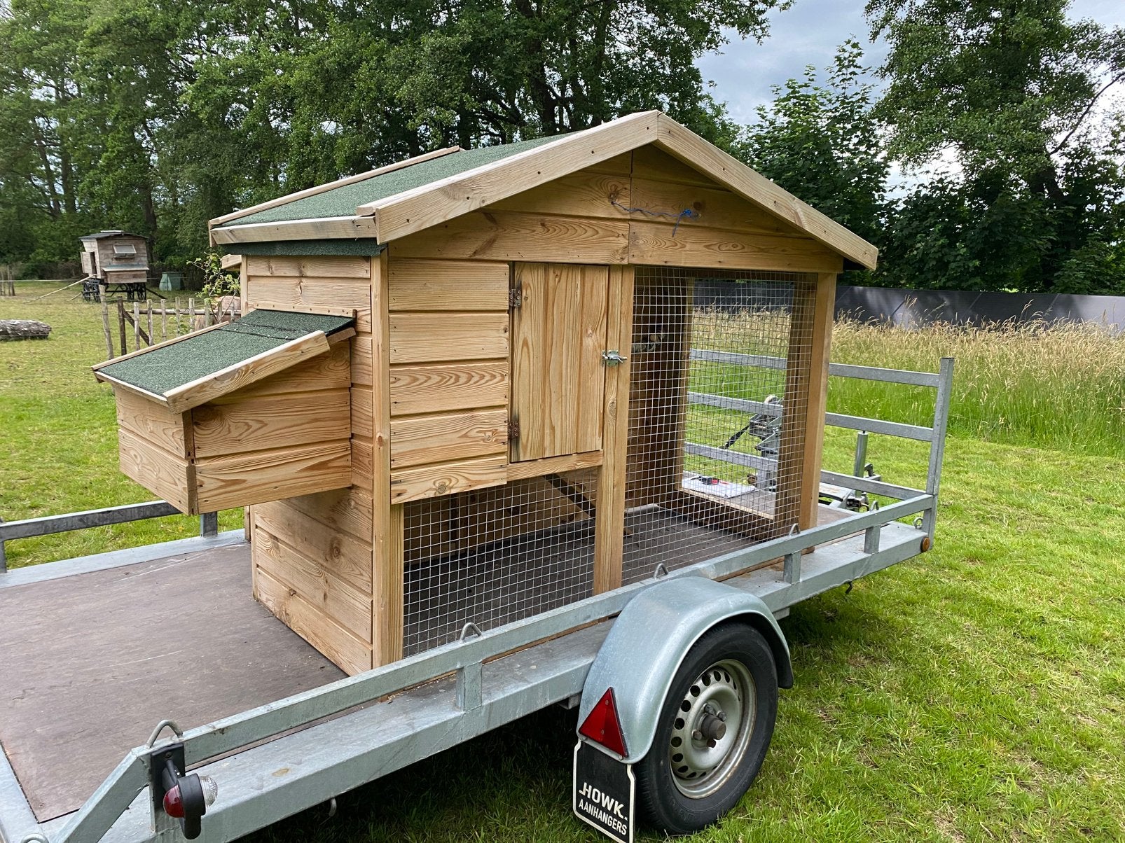 Dierenverblijf kippenhok ‘barnevelder’ zgan, Ophalen of Verzenden, Zo goed als nieuw, Kippenhok of Kippenren