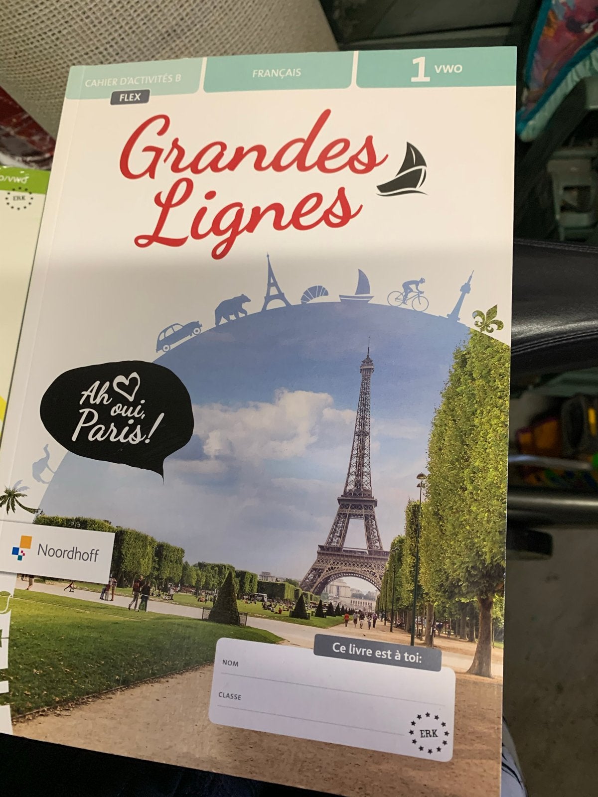 Grandes Lignes Frans werkboek 1 vwo - Noordhoff, Ophalen, Zo goed als nieuw, Non-fictie