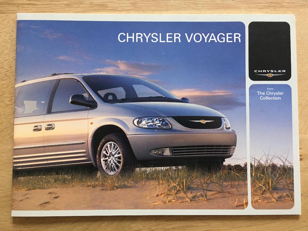 Autofolder/Brochure Chrysler Voyager 2002, Ophalen of Verzenden, Nieuw, Overige merken