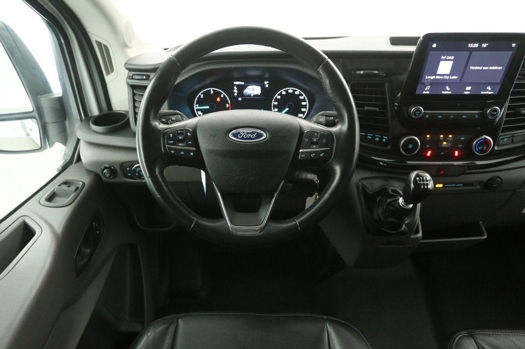 Ford Transit 2.0 TDCI L3H2 170PK Trail | Airco | Cruise | 3, Auto's, Bestelauto's, Euro 6, 4 cilinders, 2500 kg, Wit