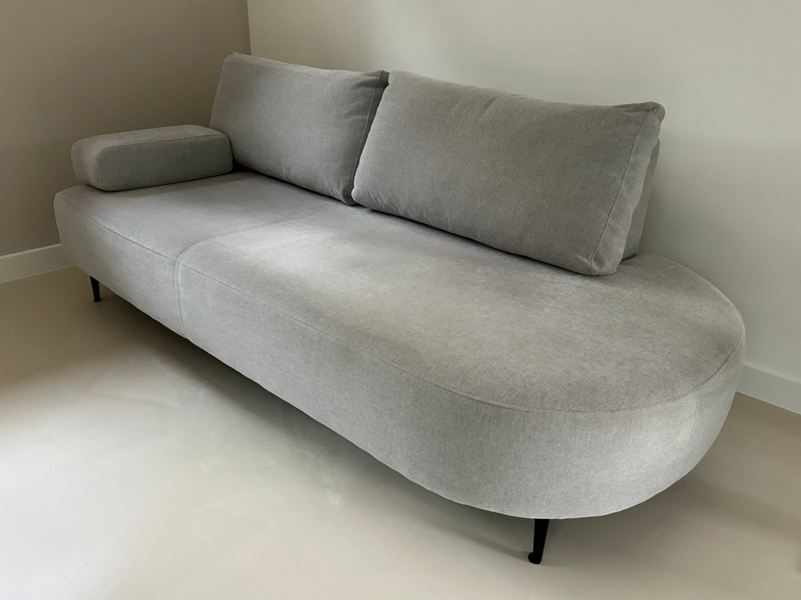 Zitmaxx Caine bank sofa licht grijs zo goed als nieuw, Ophalen, Tweepersoons, 75 tot 100 cm, Zo goed als nieuw