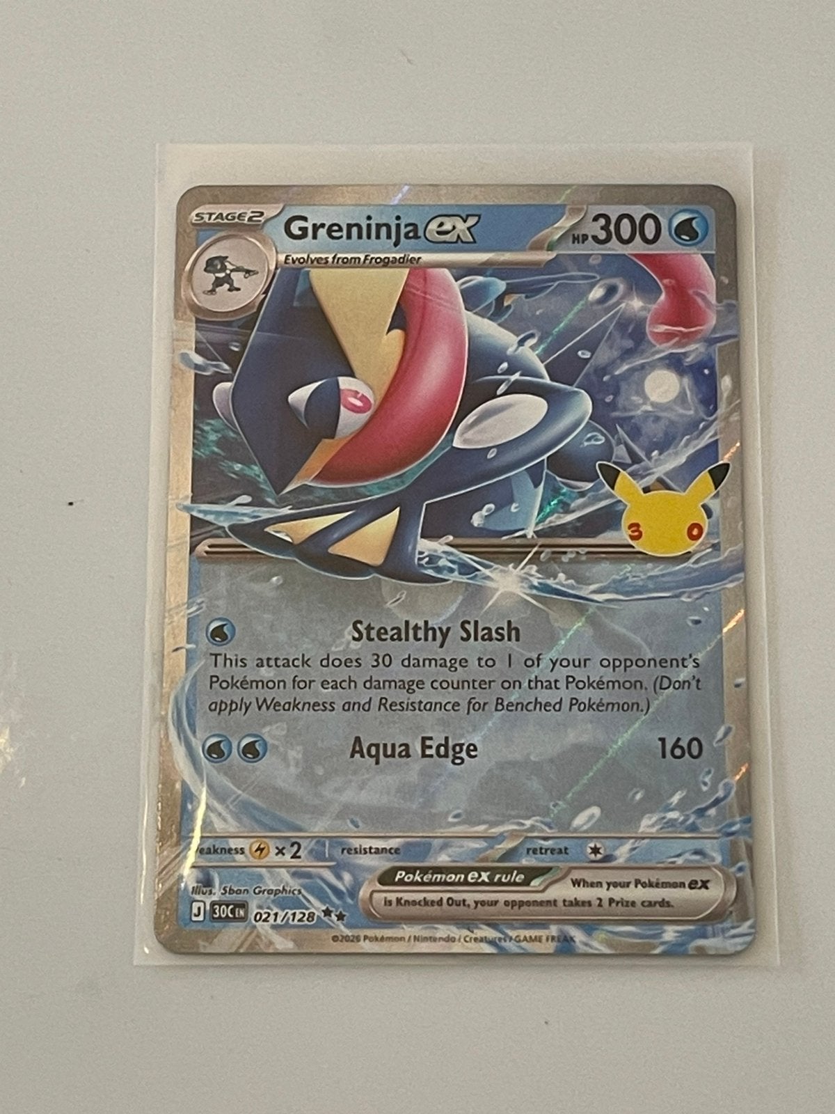 Greninja EX 021/128, Ophalen, Zo goed als nieuw