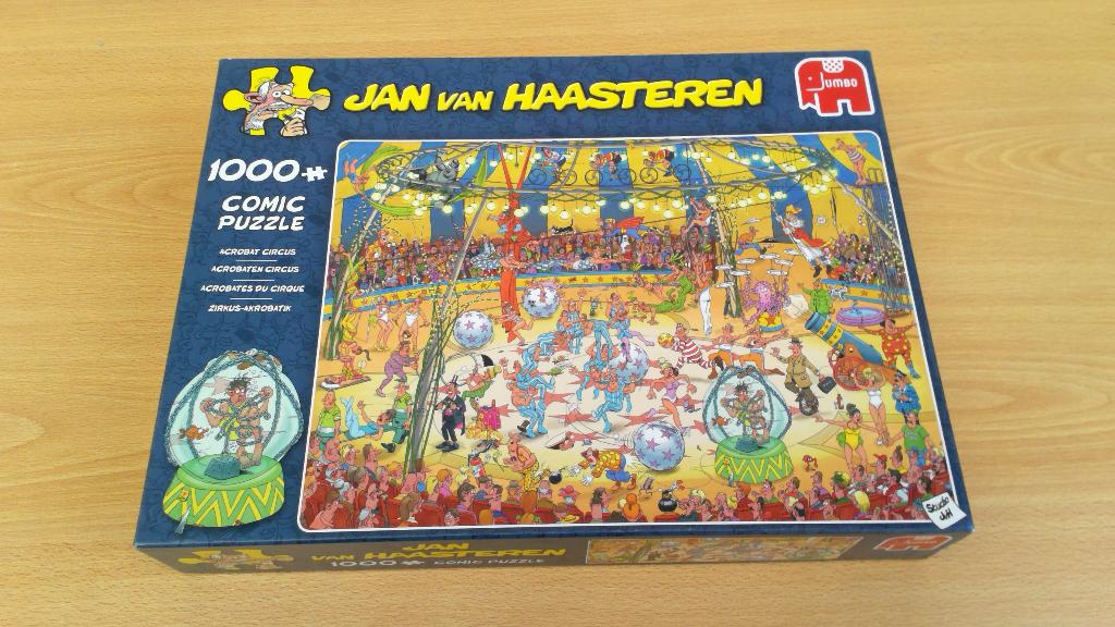 Jan van Haasteren ACROBATEN CIRCUS, Ophalen of Verzenden, 500 t/m 1500 stukjes, Gebruikt, Legpuzzel