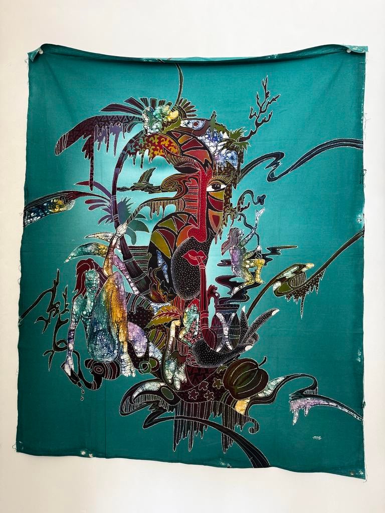 Originele handgeschilderde Batik uit Yogjakarta, Java, Verzenden