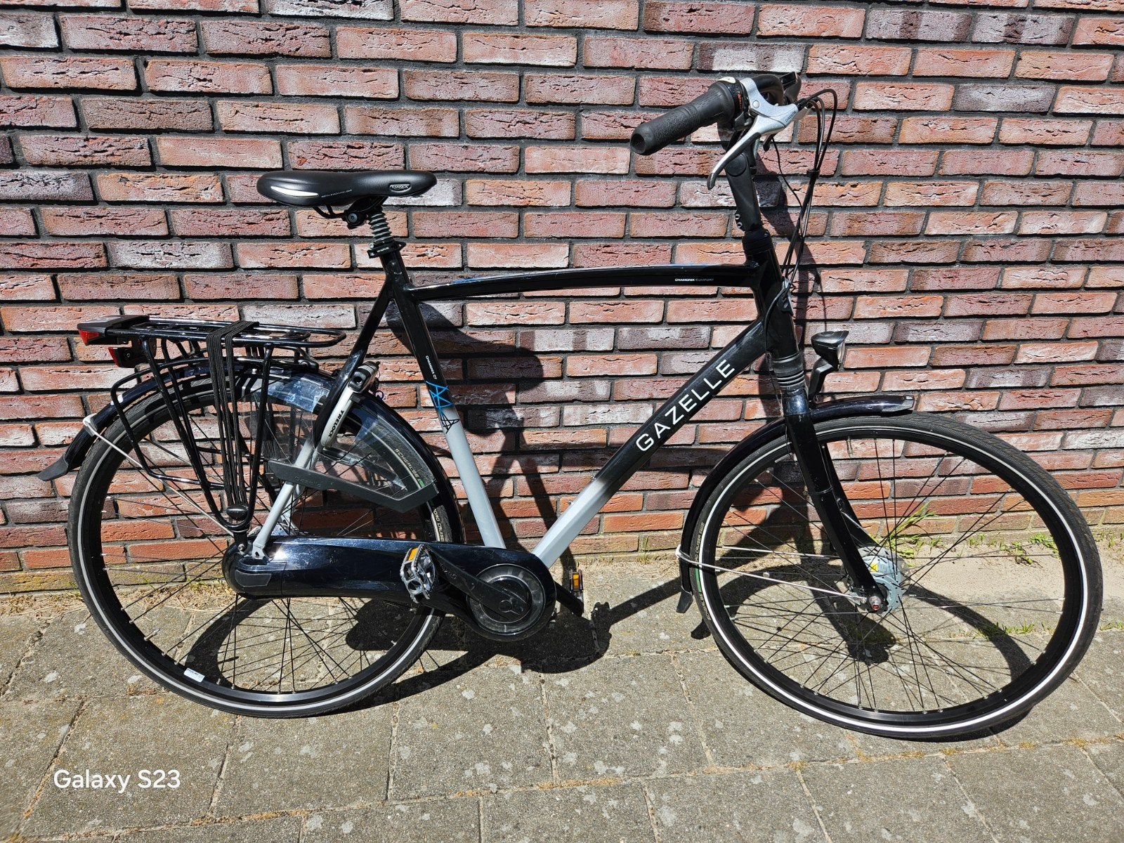 Gazelle chamonix comfort c7 65cm framemaat (heren), Fietsen en Brommers, Vering, Ophalen of Verzenden, Zo goed als nieuw, 65 cm of meer