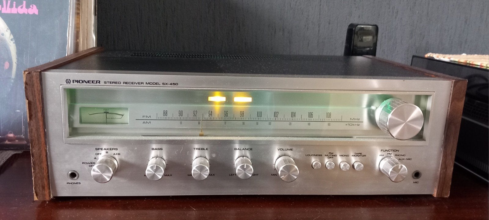 Pioneer SX-450 Stereo Receiver - Vintage Audio, Gebruikt, Ophalen of Verzenden, Pioneer, Minder dan 60 watt