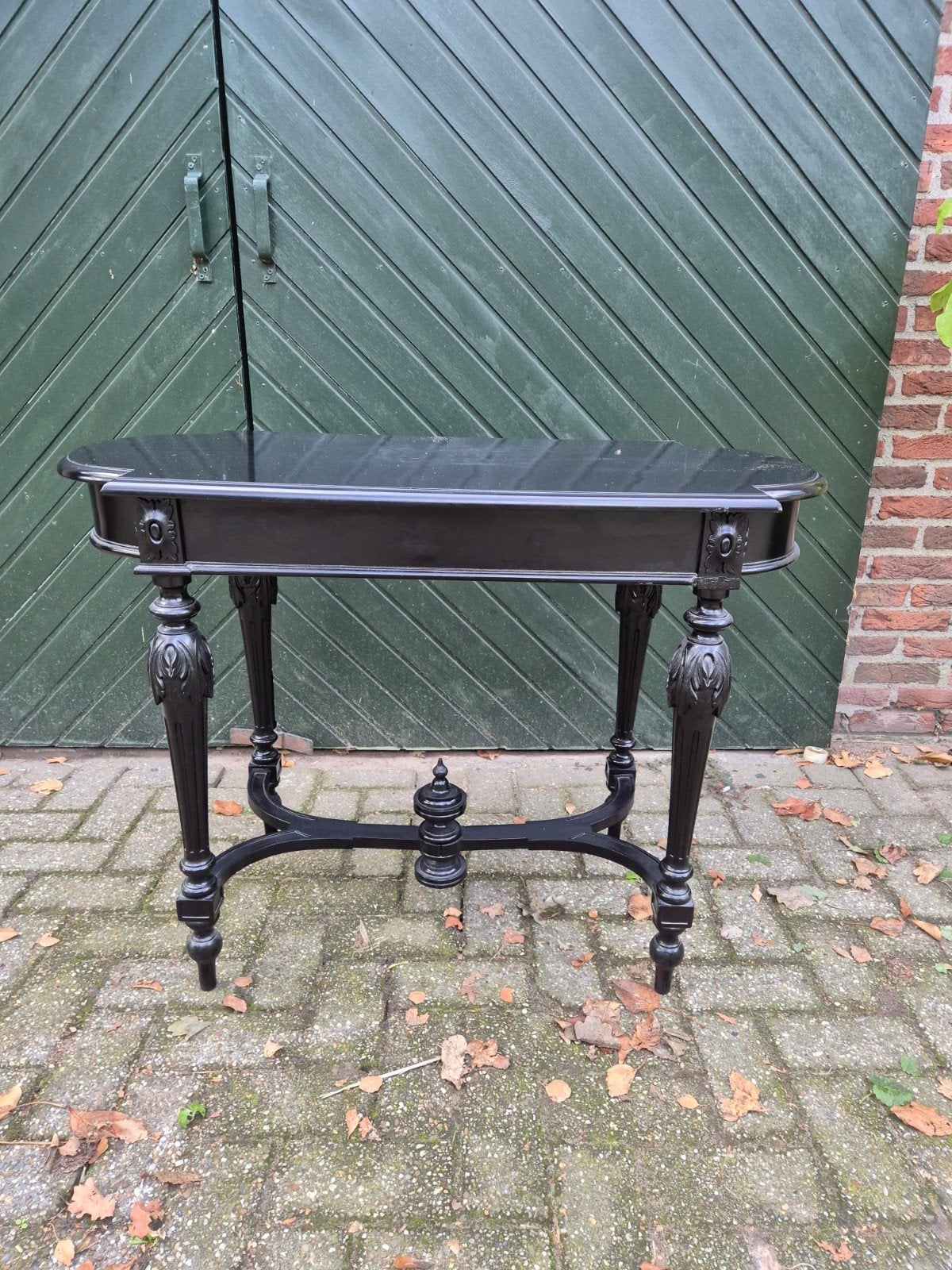 Antieke salontafel/wandtafel Napoleon stijl, Ophalen of Verzenden