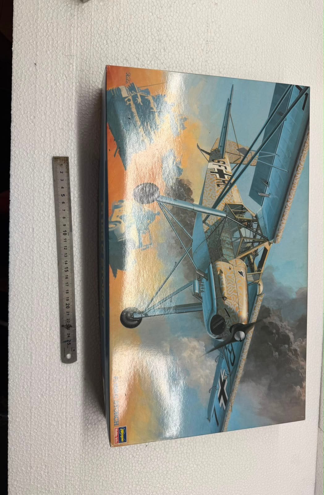 Haegawa Fieseler Fi156c Storch 1/32 modelbouw vliegtuig, Hasegawa, Verzenden, Nieuw, Groter dan 1:72