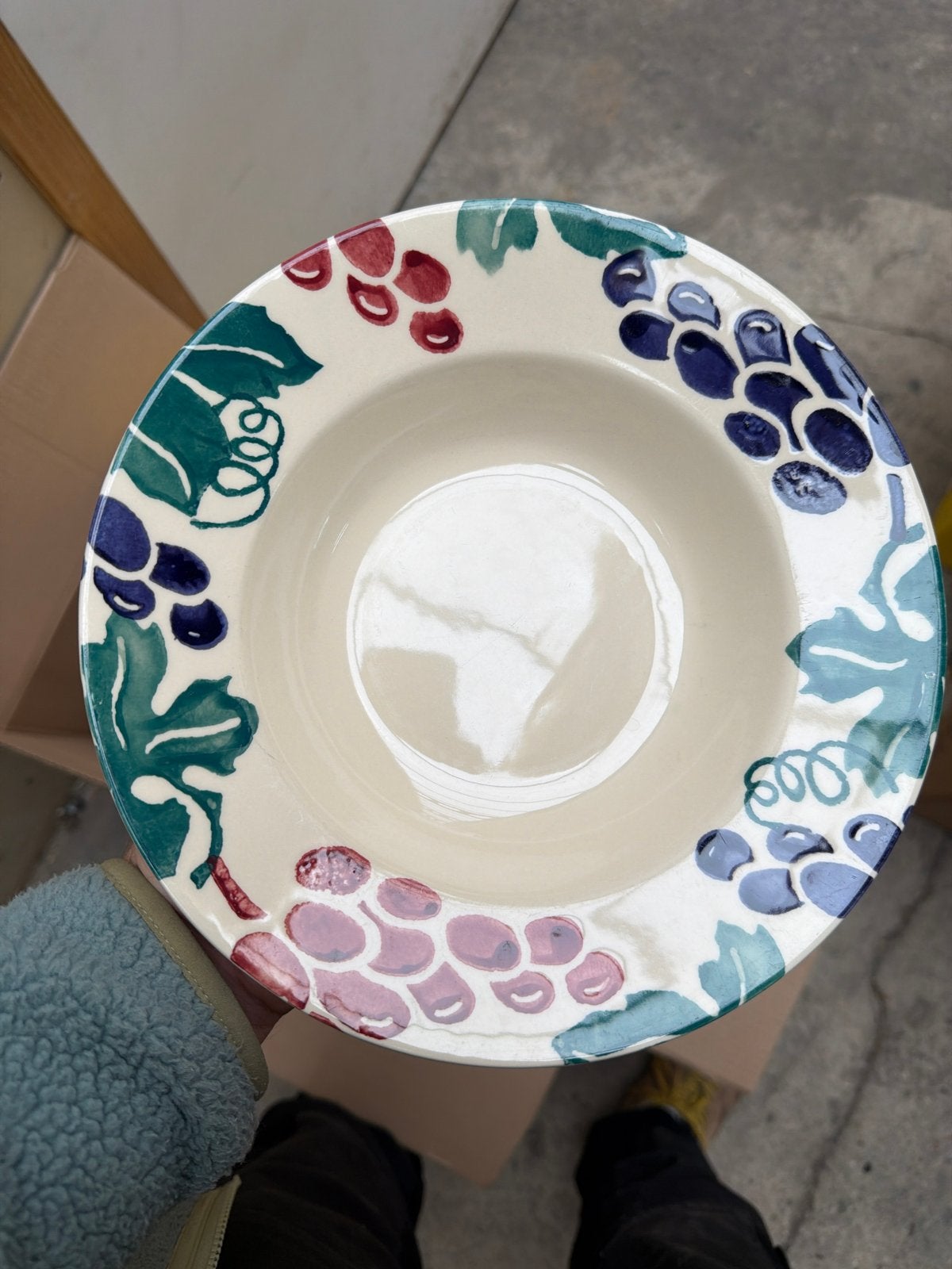 Emma Bridgewater Servies - Druiven & Vijgen Collectie, Ophalen, Landelijk/Boerenbont, Zo goed als nieuw, Emma Bridgewater