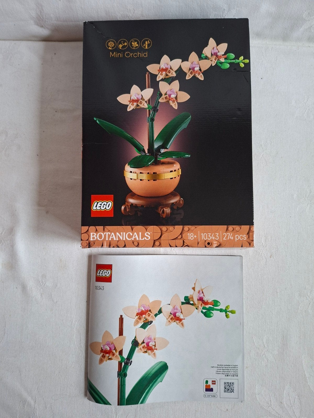 Lego BOTANICALS 10343 , alleen Doos en boekje,  geen stenen, Ophalen of Verzenden, Zo goed als nieuw, Lego