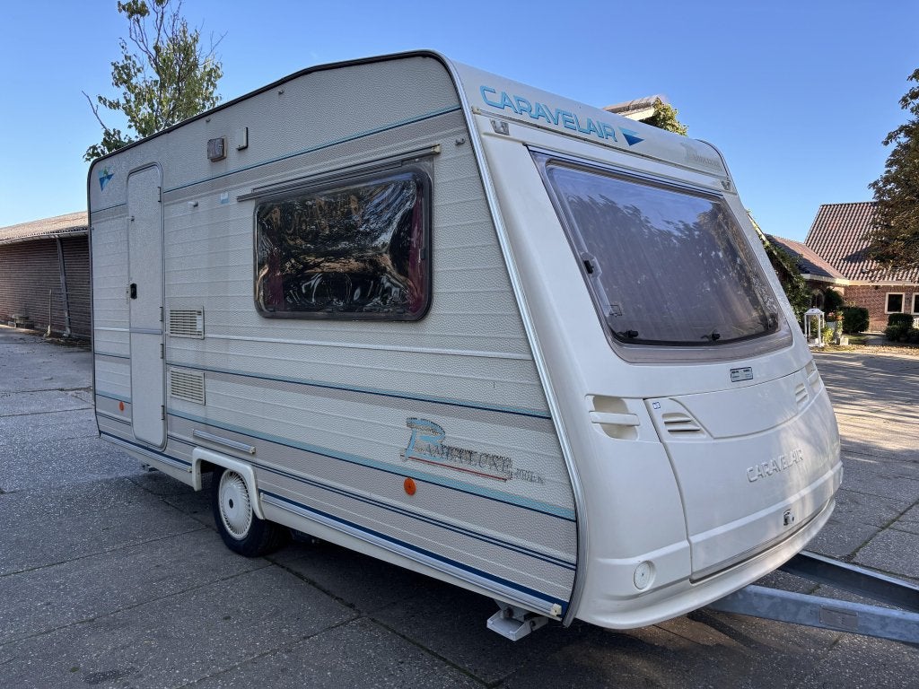 Caravelair Bamba de Luxe 400 EK, Caravans en Kamperen, Dwarsbed, Tot en met 2, Bedrijf, 500 - 750 kg