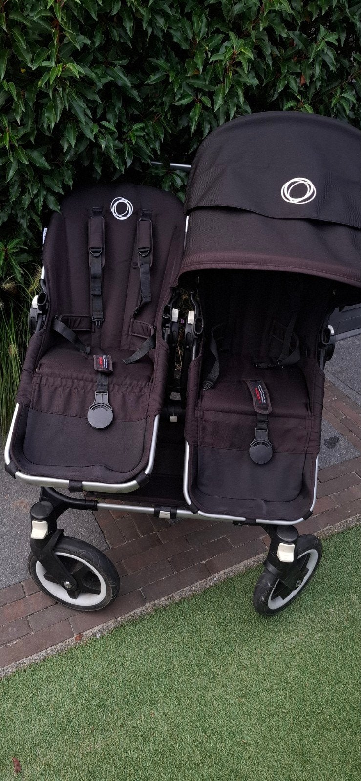 Bugaboo Donkey duo zwart, Ophalen, Gebruikt, Kinderwagen of Buggy