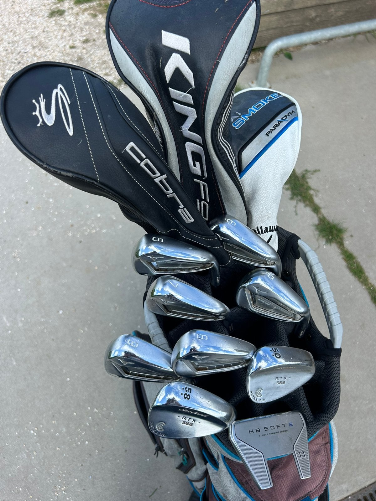 Zeer complete golfset met tas, van de eerste eigenaar., Sport en Fitness, Golf, Ophalen of Verzenden, Gebruikt, Set, Cleveland