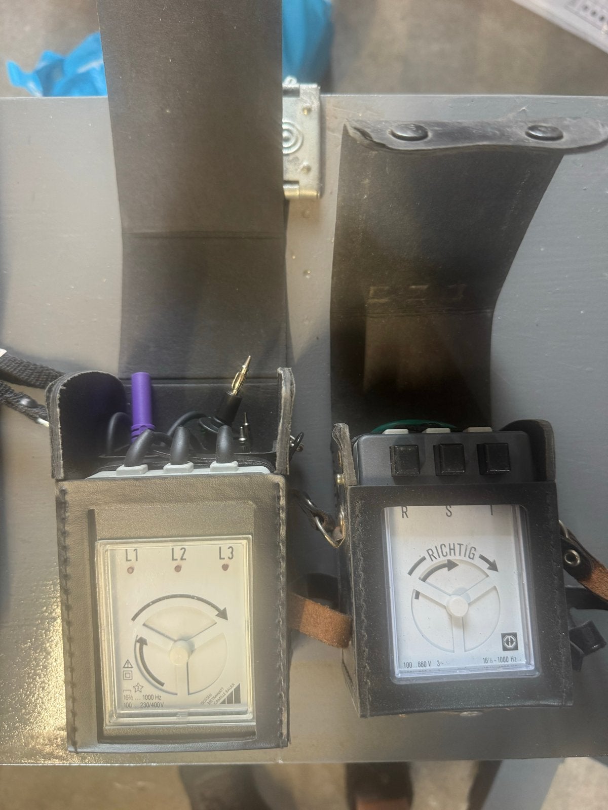2x Draaiveldmeter en Hioki ampèretang (stroomtang), Ophalen, Gebruikt, Multimeter