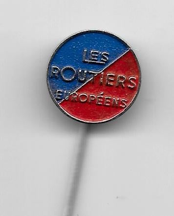 LES ROUTIERS TRUCKERSCAFE SPELD, Verzenden, Gebruikt, Transport, Speldje of Pin
