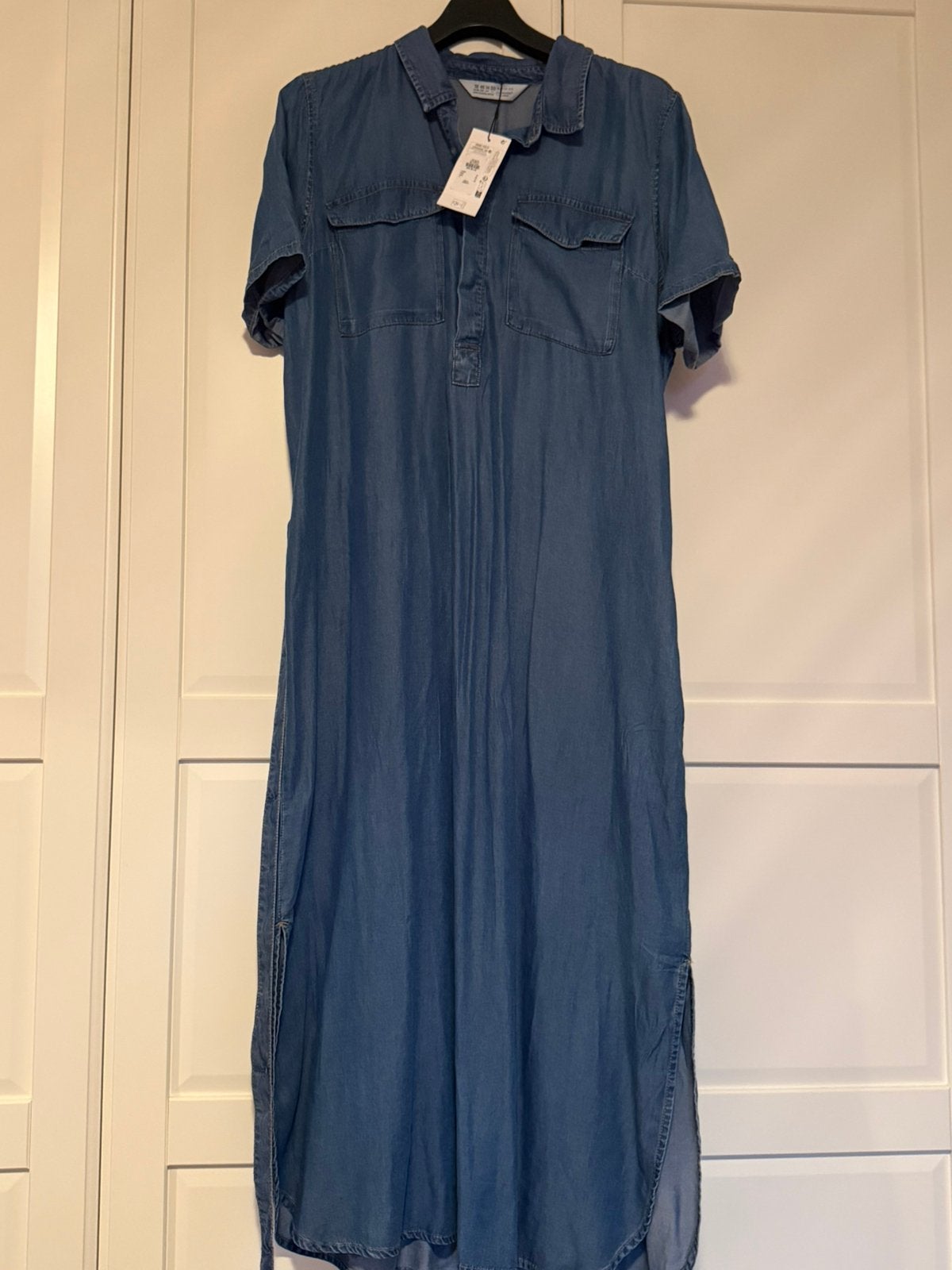 Denim jurk, Blauw, Jurk, Maat 46/48 (XL) of groter, Nieuw