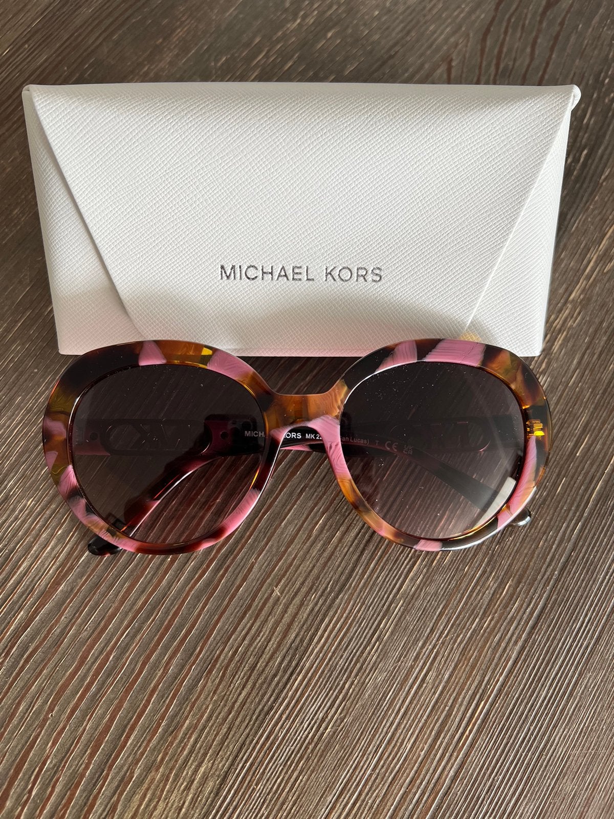 Nieuwe Michael Kors Zonnebril - MK 2214U San Lucas, Zonnebril op sterkte, Bruin, Nieuw, Ophalen