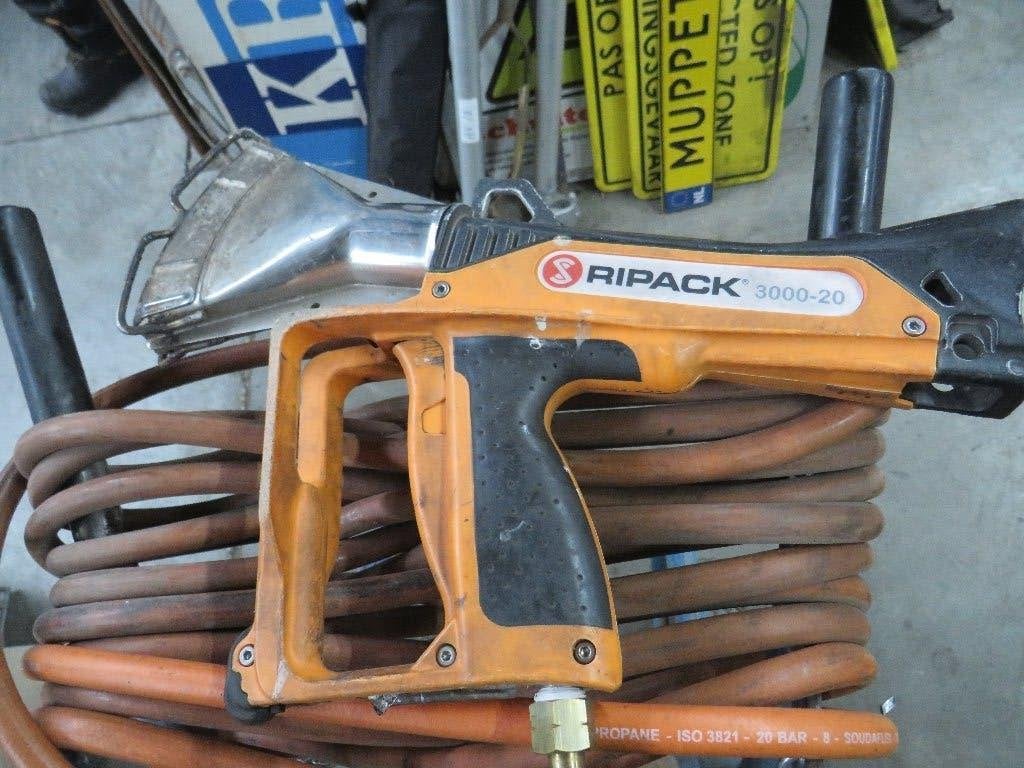 ripack krimppistool krimpkanon incl slang reduceer op kar, Gebruikt, Overige merken, Overige typen, Zandhaarweg