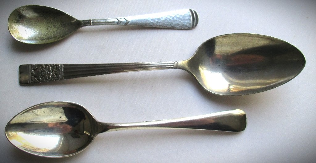 Jamlepel gehamerd jaren 30~Dinerlepel Community Plate~S&B A1, Ophalen of Verzenden