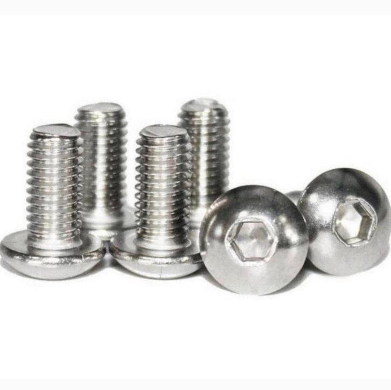 100 stuks M4 10mm inbus-bouten inbusbouten rvs schroeven, Nieuw, Ophalen of Verzenden, H, H