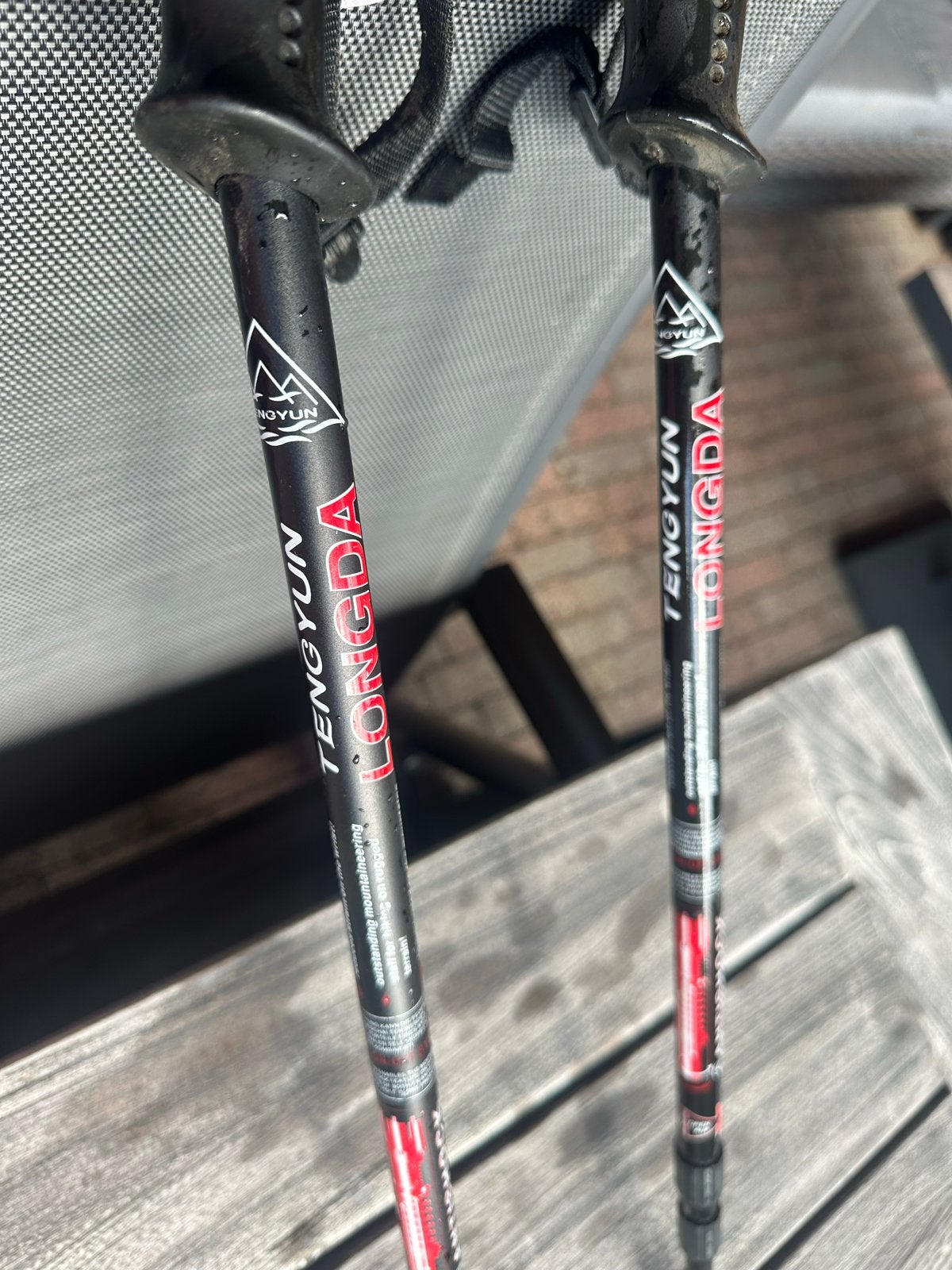 TENGYUN LONGDA Antishock Wandelstokken, Sport en Fitness, Bergsport en Wandelen, Ophalen, Gebruikt, Wandelstok