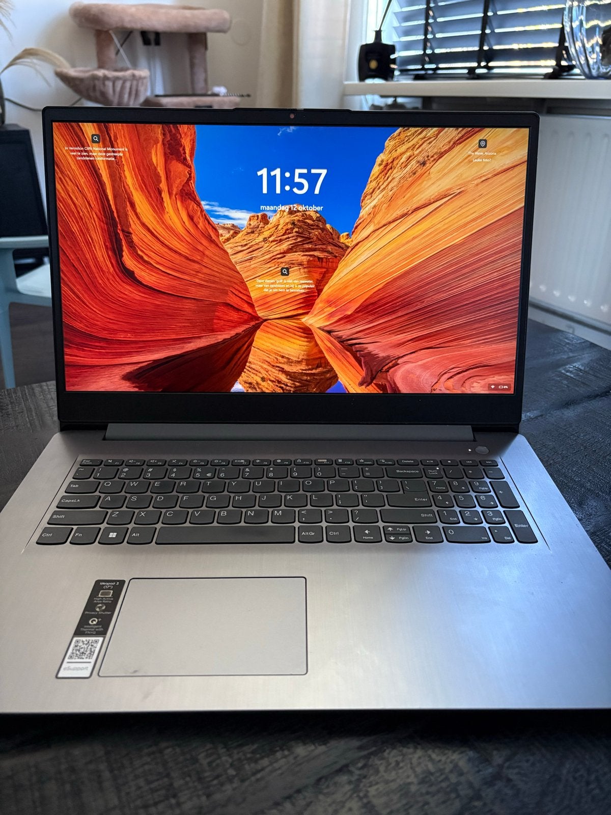 Lenovo IdeaPad 3 17ITL6 - 17 inch laptop met Windows 11, Ophalen of Verzenden, Zo goed als nieuw, 17 inch of meer